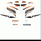 XF 6000 HIGH COUNTRY ES 141 ORANGE INTERNATIONAL [S2019X6DHIOSO] Decals [107402]