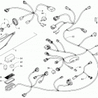 XF 8000 HIGH COUNTRY 141 ORANGE [S2019X8HHIUSO] Headlight and wiring assemblies [107061]