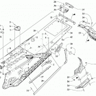 XF 8000 HIGH COUNTRY 141 ORANGE [S2019X8HHIUSO] Tunnel and snowflap assembly [107232]