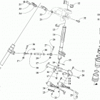 XF 8000 HIGH COUNTRY LTD ES 153 BLACK [S2019X8HHIUSB] Steering post assembly [107099]