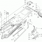 XF 8000 HIGH COUNTRY LTD ES 153 BLACK [S2019X8HHIUSB] Tunnel and snowflap assembly [107642]