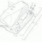 XF 9000 CROSS COUNTRY LTD 137 BLACK [S2019ZXXCCUSB] Seat assembly [106858]