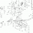 XF 9000 HIGH COUNTRY LTD 153 BLACK INTERNATIONAL [S2019X9XHIOSB] Front frame assembly [106626]