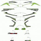ZR 6000 ES 129 GREEN [S2019ZRDLXUSG] Decals [107298]