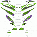 ZR 6000 ES 129 iACT GREEN [S2019ZRDQSUSG] Decals [107304]