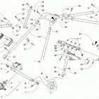 ZR 6000 LTD ES 129 BLACK [S2019ZRDLEUSB] Steering support assembly [105177]