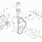 ZR 6000 LTD ES 129 GREEN [S2019ZRDLEUSG] Oil tank assembly [106984]