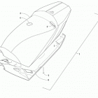 ZR 6000 LTD ES 129 GREEN [S2019ZRDLEUSG] Seat assembly [107082]