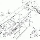 ZR 6000 LTD ES 137 iACT BLACK [S2019ZXDQSUSB] Tunnel and snowflap assembly [107037]