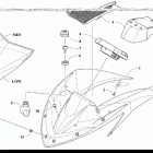 ZR 6000 LTD ES 137 iACT GREEN [S2019ZXDQSUSG] Windshield and instruments assemblies [107076]