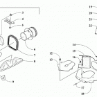ZR 6000 R SX GREEN [S2019ACDPRUSG] Air silencer assembly [107491]