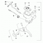ZR 6000 R SX GREEN [S2019ACDPRUSG] Hydraulic brake control assembly [107470]