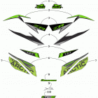 ZR 6000 RR ES 137 GREEN [S2019ZXDRRUSG] Decals [107289]