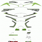 ZR 6000 SNO PRO ES 129 GREEN [S2019ZRDSPUSG] Decals [107300]