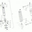 ZR 6000 SNO PRO ES 129 GREEN [S2019ZRDSPUSG] Front suspension shock absorber assembly [106981]