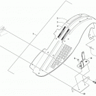 ZR 7000 LTD 137 BLACK [S2019ZXULEUSB] Belt guard assembly [106769]