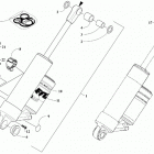 ZR 7000 LTD 137 iACT BLACK [S2019ZXUQSUSB] Rear suspension rear arm shock absorber [107651]