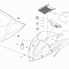 ZR 7000 LTD 137 iACT GREEN [S2019ZXUQSUSG] Windshield and instruments assemblies [106751]