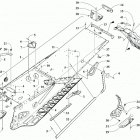 ZR 8000 ES 137 GREEN [S2019ZXHLXUSG] Tunnel and snowflap assembly [107815]