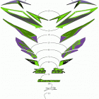 ZR 8000 LTD ES 129 GREEN [S2019ZRHLEUSG] Decals [107084]