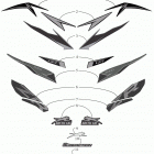 ZR 8000 LTD ES 137 BLACK [S2019ZXHLEUSB] Decals [107114]