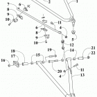 ZR 8000 LTD ES 137 iACT BLACK [S2019ZXHQSUSB] A-arm and sway bar assembly [105163]