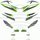 ZR 8000 LTD ES 137 iACT GREEN [S2019ZXHQSUSG] Decals [107166]
