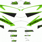 ZR 9000 THUNDERCAT 137 iACT GREEN [S2019ZXXTQUSG] Decals [107018]