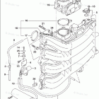 DF 175APX INTAKE MANIFOLD / THROTTLE BODY