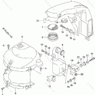 DF 175AZX SILENCER / RING GEAR COVER