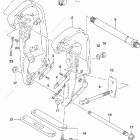 DF 250APXX CLAMP BRACKET TRANSOM(X,XX)