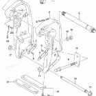 DF 250TX CLAMP BRACKET TRANSOM(X) (DF250ST)