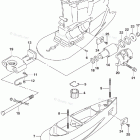 DF 250TX DRIVE SHAFT HOUSING TRANSOM(X,XX) (DF225T)(DF225Z)(DF250...