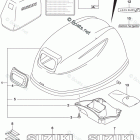 DF 9.9BTHX2 Engine Cover (DF9.9B)