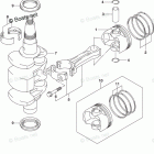 DF 9.9BX2 КОЛЕНЧАТЫЙ ВАЛ