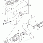 DF 9.9BX2 Gear Case (4 Blade) (DF9.9B)(DF9.9BT)(DF9.9BTH)(DF15ATH)