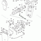 DF 15ATHS2 OPT:Remote Control Assy Single (2) (DF9.9B)(DF9.9BT)(DF1...