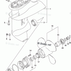 DF 15ATHX2 Gear Case (4 Blade) (DF15A)(DF20A)(DF20AT)(DF20ATH)
