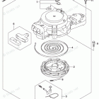 DF 20ATX2 Recoil Starter (DF9.9BT)(DF9.9BTH)(DF15ATH)(DF20AT)(DF20...