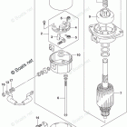 DF 25ASL Starting Motor (DF25A)(DF25ATH)(DF25AQ)(DF30ATH)