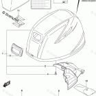 DF 25ATL2 Engine Cover (DF25A)(DF25AQ)