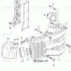 DF 50ATLW2 Intake Manifold / Silencer / Exhaust Cover (DF50A)(DF50A...
