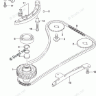 DF 140AZL ЦЕПЬ ГРМ
