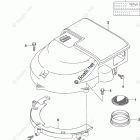 DF 150ZX SILENCER / RING GEAR COVER