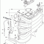DF 200APX INTAKE MANIFOLD / THROTTLE BODY