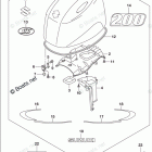 DF 200AZX ENGINE COVER (DF200AST)
