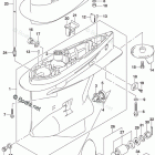 DF 250STL GEAR CASE (DF225Z)(DF250Z)