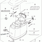 DF 250TX ENGINE COVER (DF250ST)