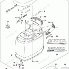 DF 250ZX ENGINE COVER (DF250T)(DF250Z)