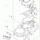 DF 350ATX2 RING GEAR COVER